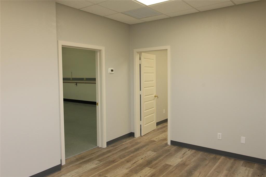 Another view of the open entry office looking into the shop and office 2. Another view of the open entry office looking into the shop and office 2.