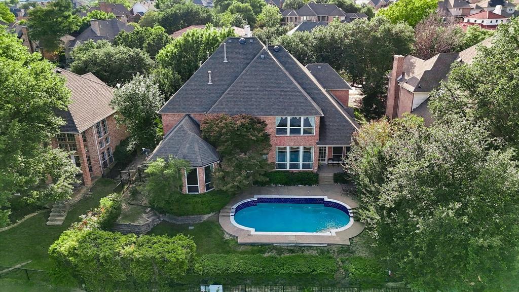 Rear aerial view of 2122 Clearspring Dr N Rear aerial view of 2122 Clearspring Dr N