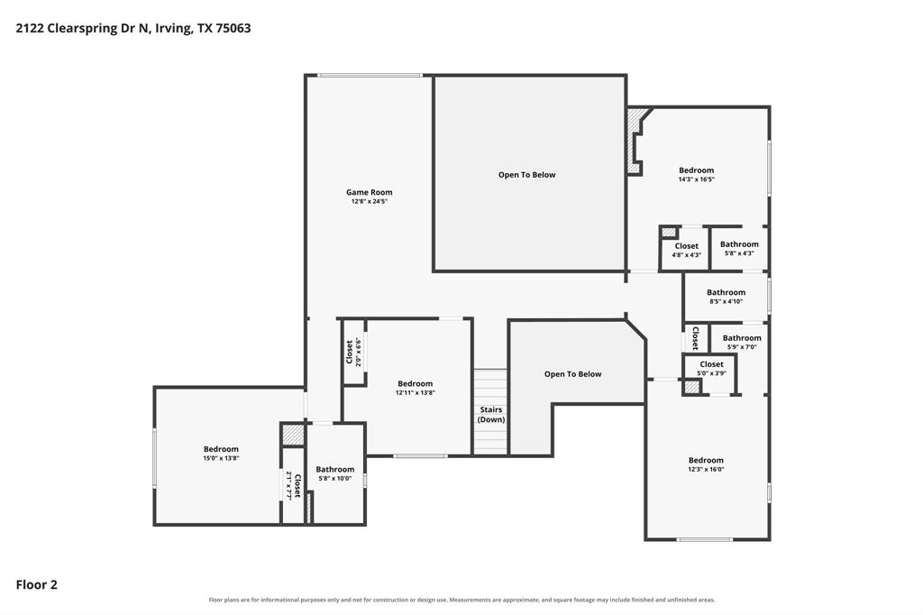 2122 Clearspring Drive N, Irving, TX 75063