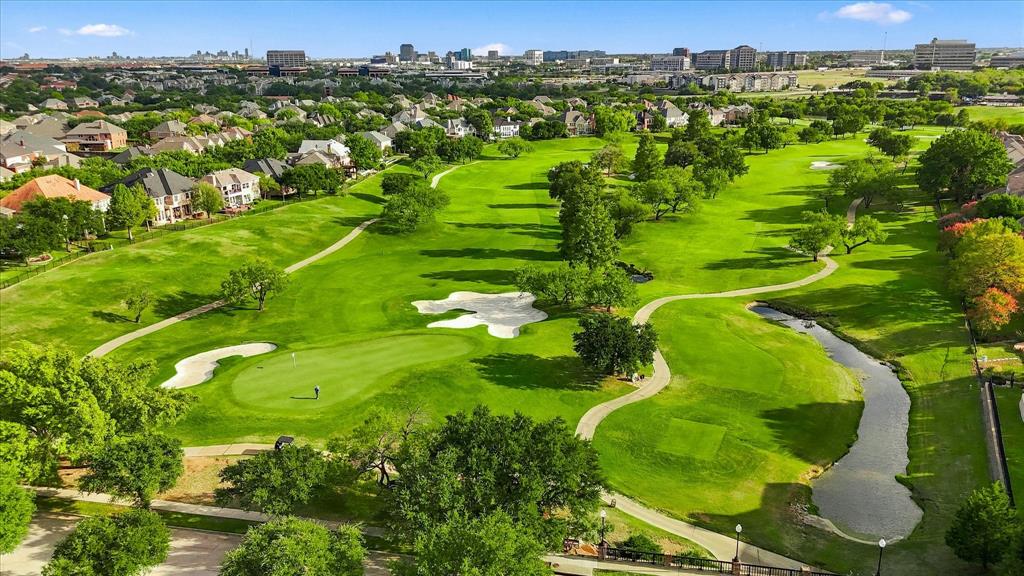 The prestigious Hackberry Creek golf course