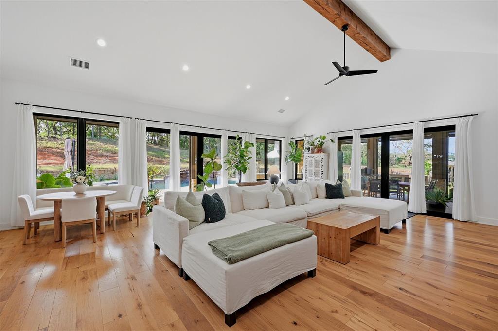 Living  and Dining Area - open floorplan.