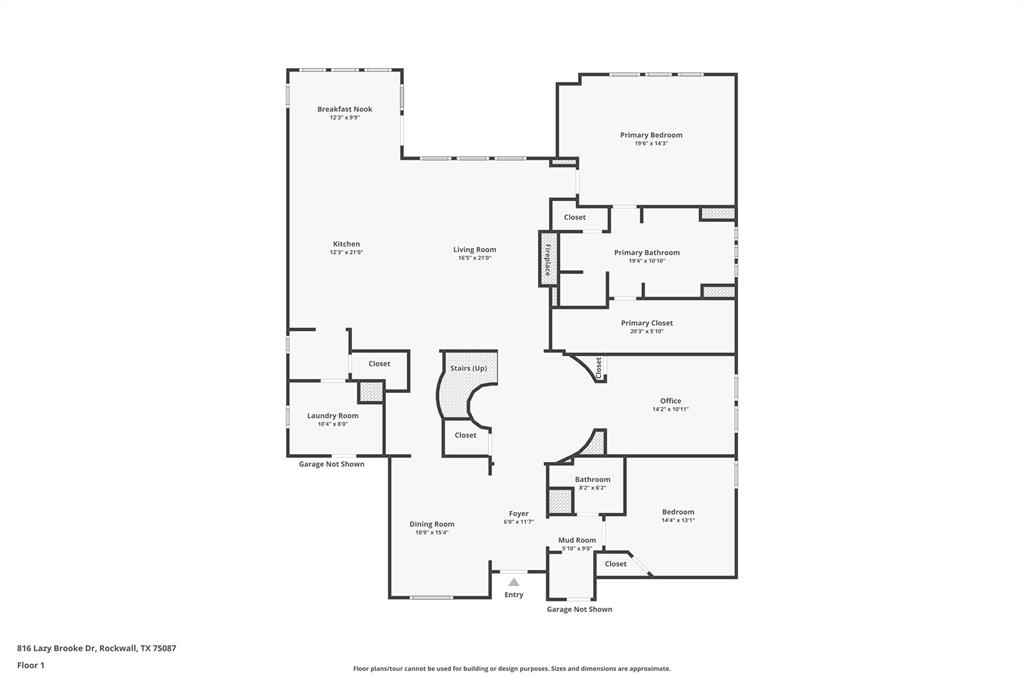 Downstairs floor plan