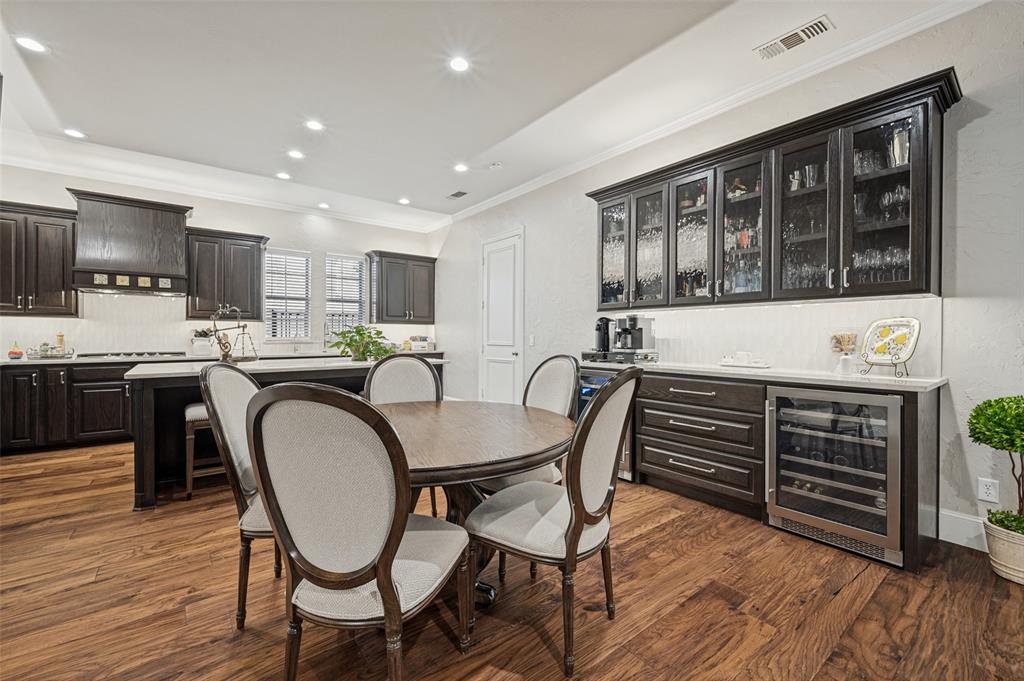 Wood-finish flooring throughout