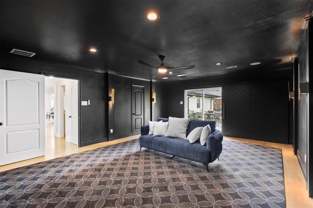 There is Murphy bed in this room and it has a full bath so this can be a flex bedroom/family room