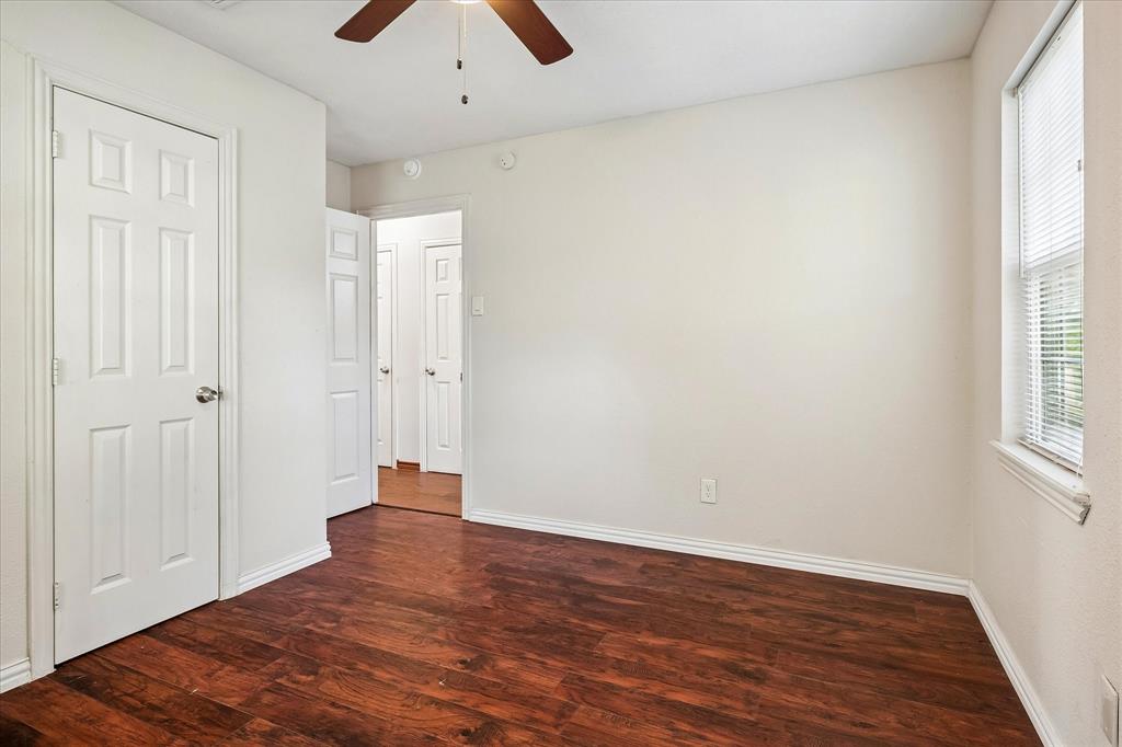 Primary BR Next to Bath with CF and LVP floor