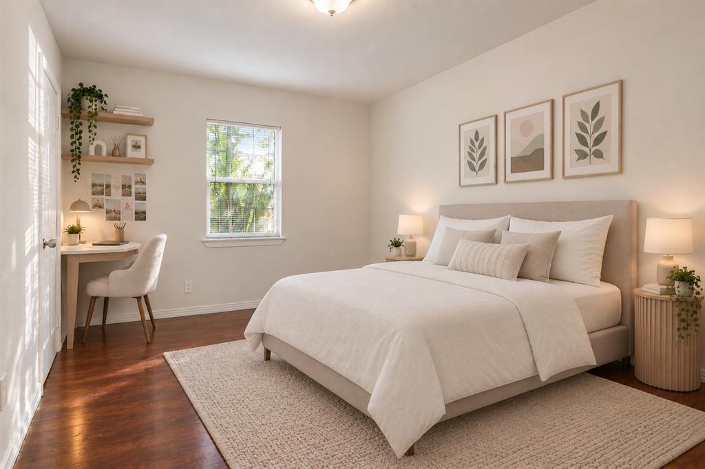 2nd Bedroom with LVP - Virtually staged