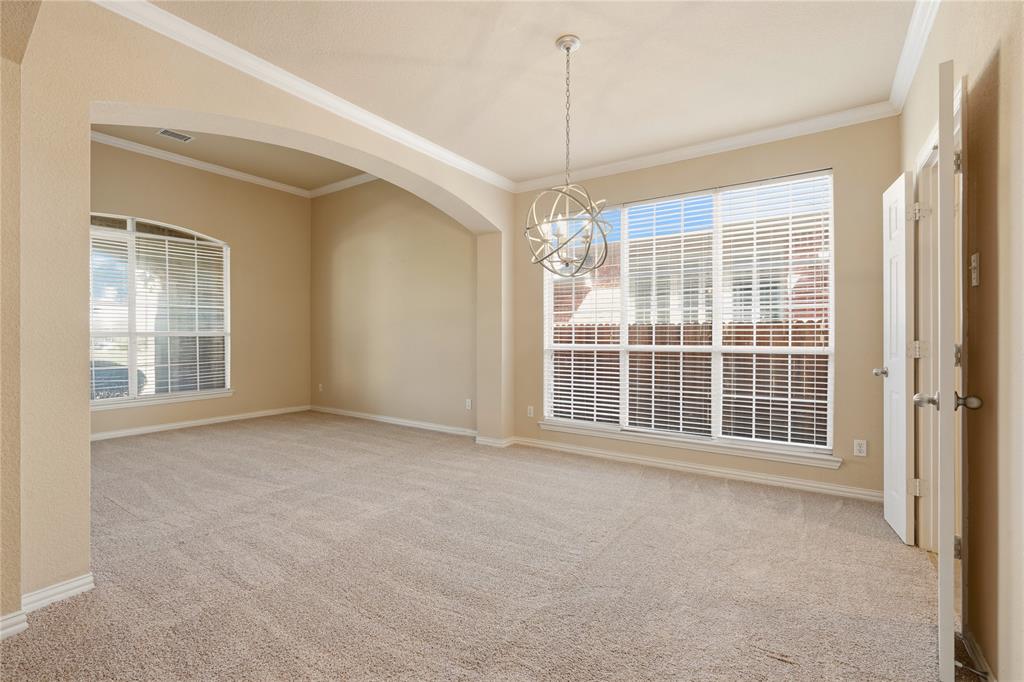 View of formal dining area and front living room