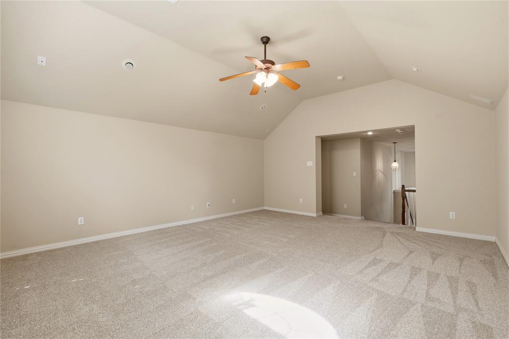 Upstairs living area