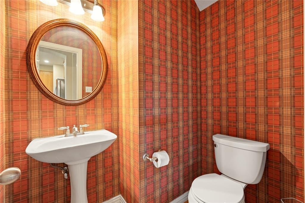 First floor half bath