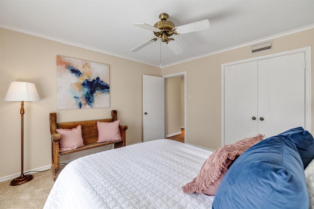 Another view of the first of two secondary bedrooms.