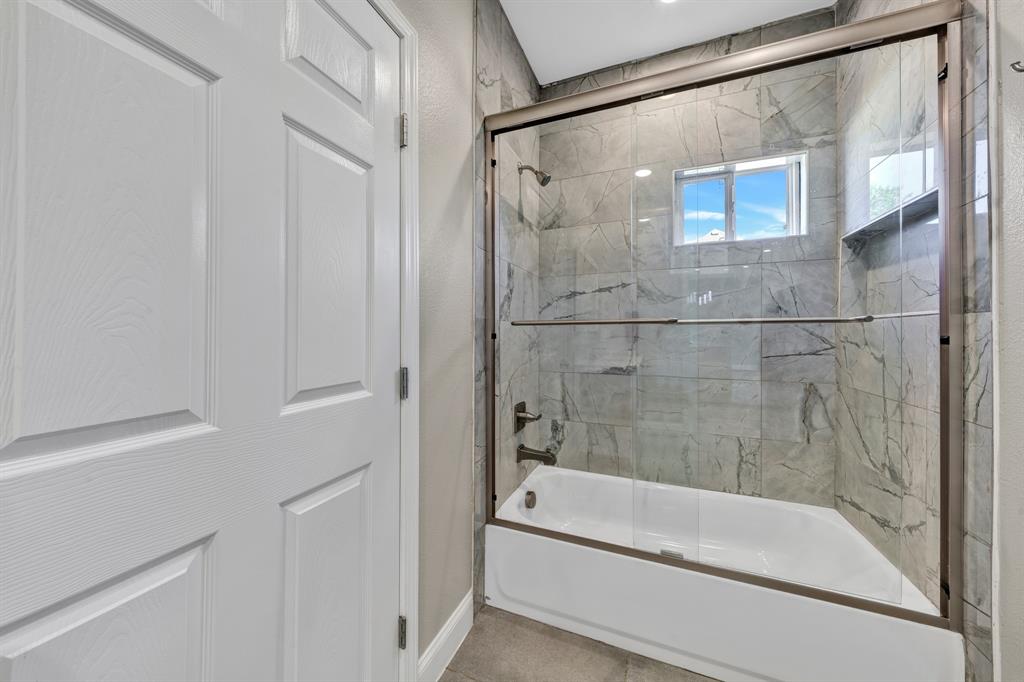 Shower and Tub in Second Bathroom