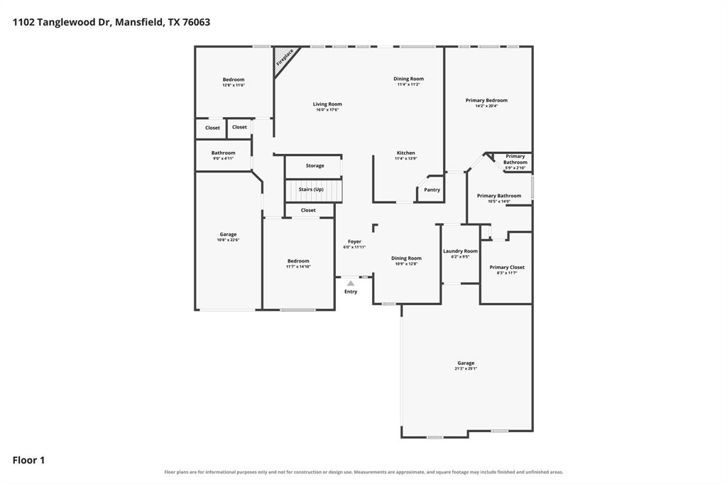 1102 Tanglewood Drive, Mansfield, TX 76063