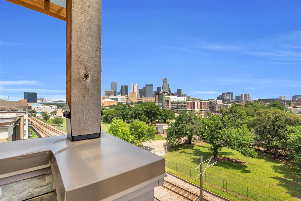 Skyline view from rooftop