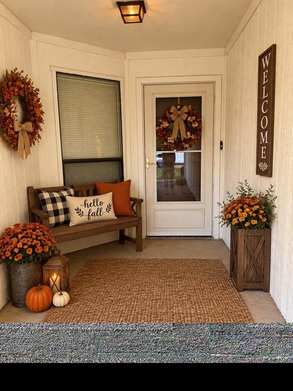 Virtual staged front porch
