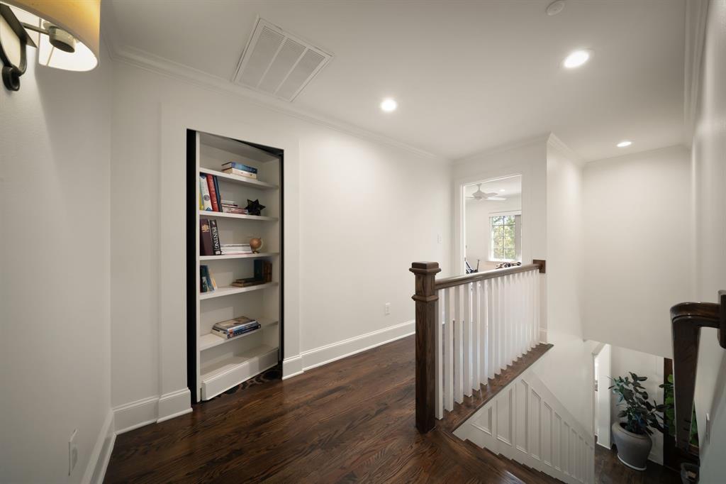 landing - and entrance to media room