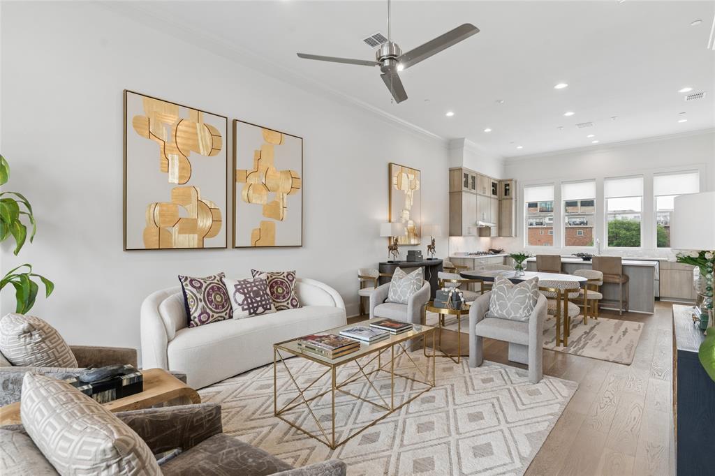 Image of model home with similar layout.