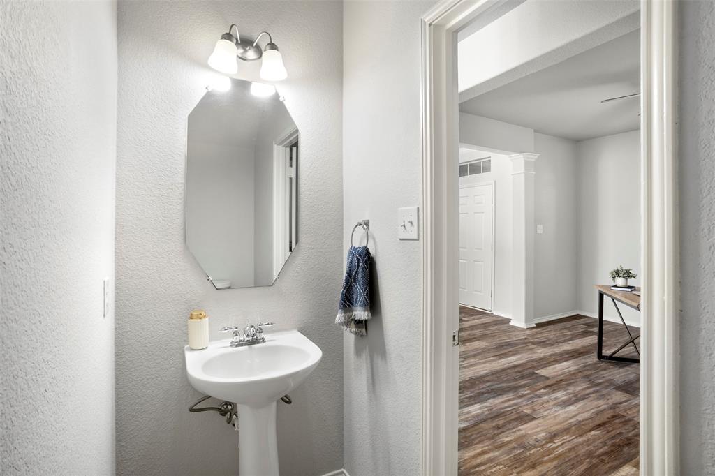Downstairs half bath