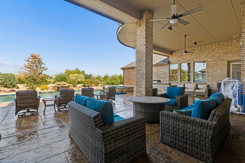 Covered Bank Patio