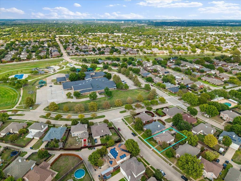 5420 Highlands Dr - house has a green square showing location in neighborhood.  On the street behind you will see the HOA community pool