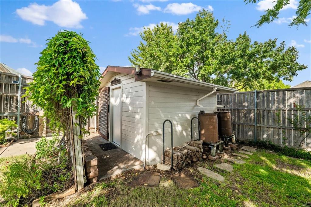 Shed is on blocks