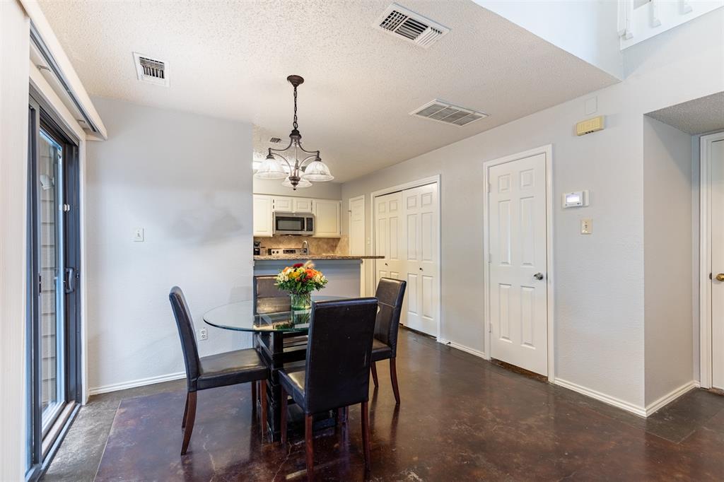 Large dining area.