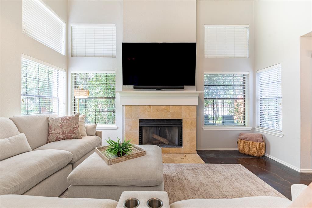 Gorgeous family room! Love all the neutral colors - just waiting for your finishing touches.
