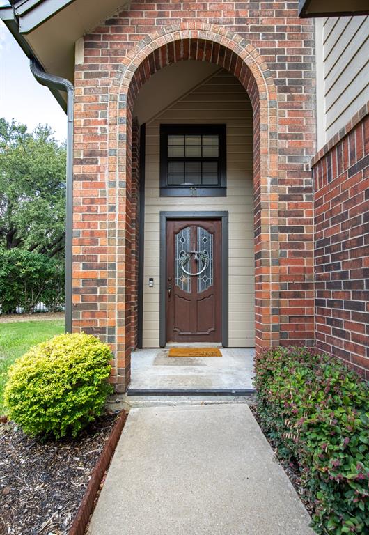 Welcoming entrance.