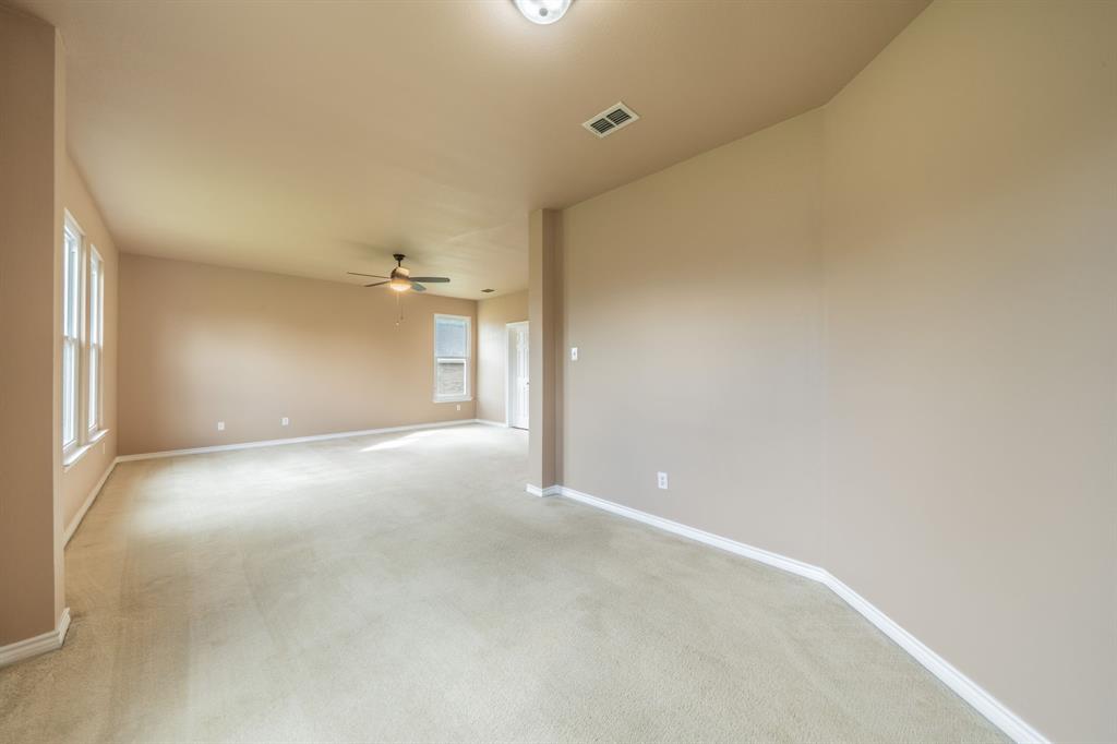 Sitting area looking towards master bedroom.