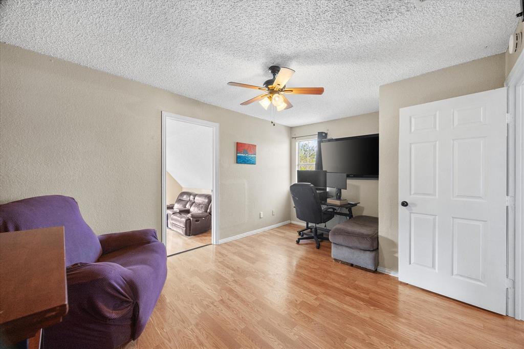 being used as an office area