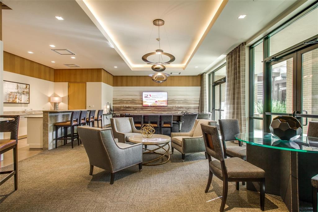 One of two Residents' party room that can be reserved for private use.