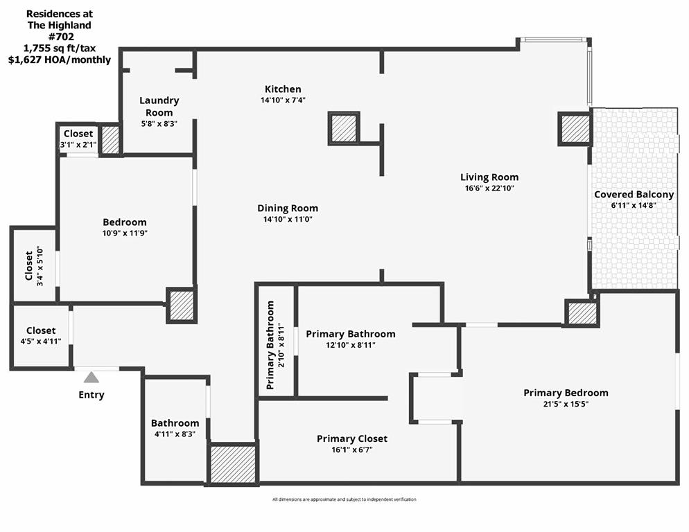 #702 Floor Plan