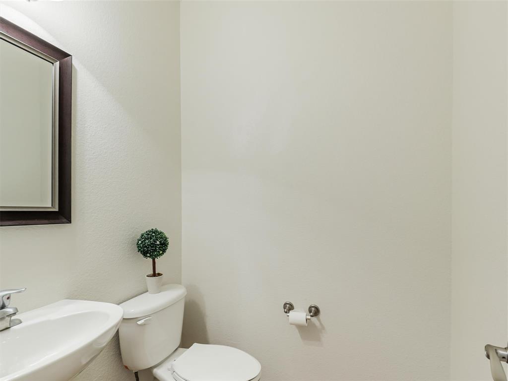 Downstairs half bath