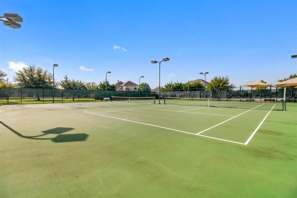 Community tennis courts