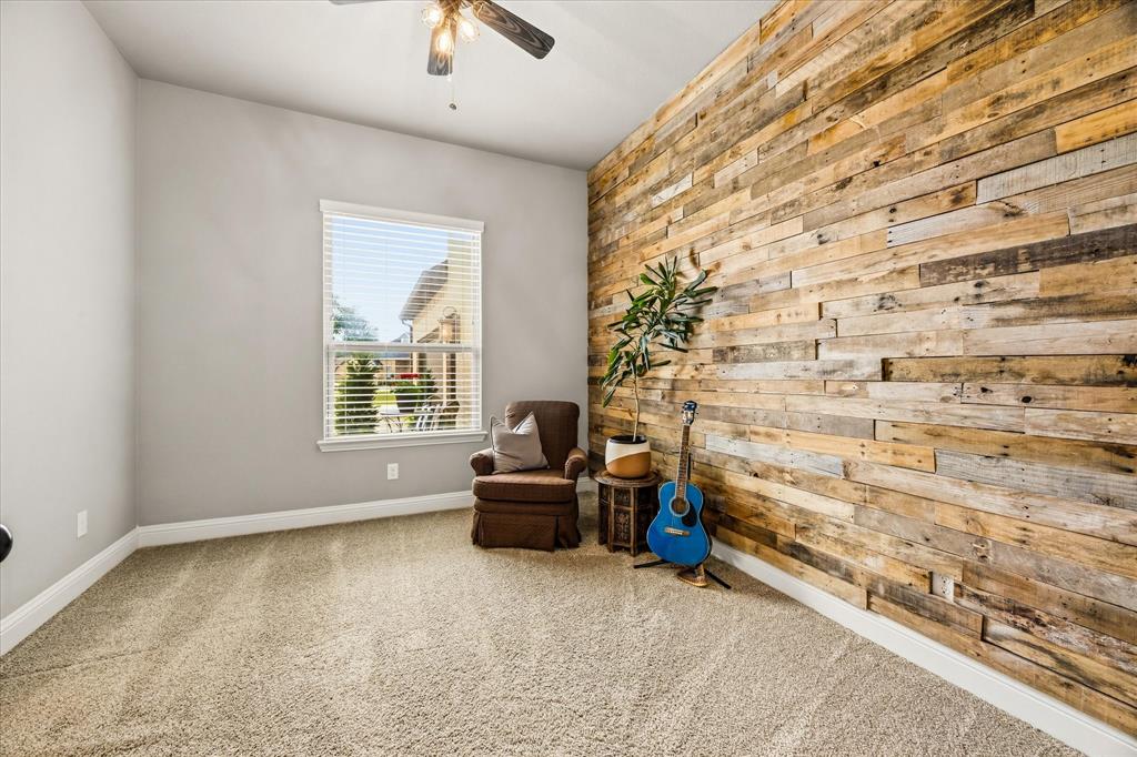 Gorgeous auxiliary bedroom is complete with ensuite full bath