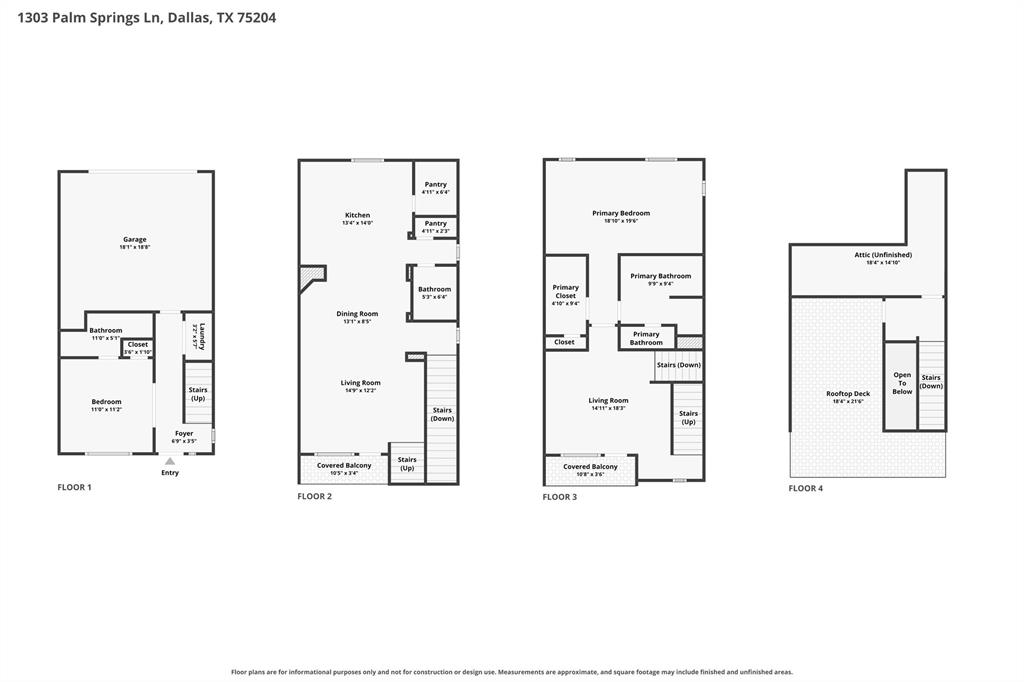 1303 Palm Springs Lane, Dallas, TX 75204