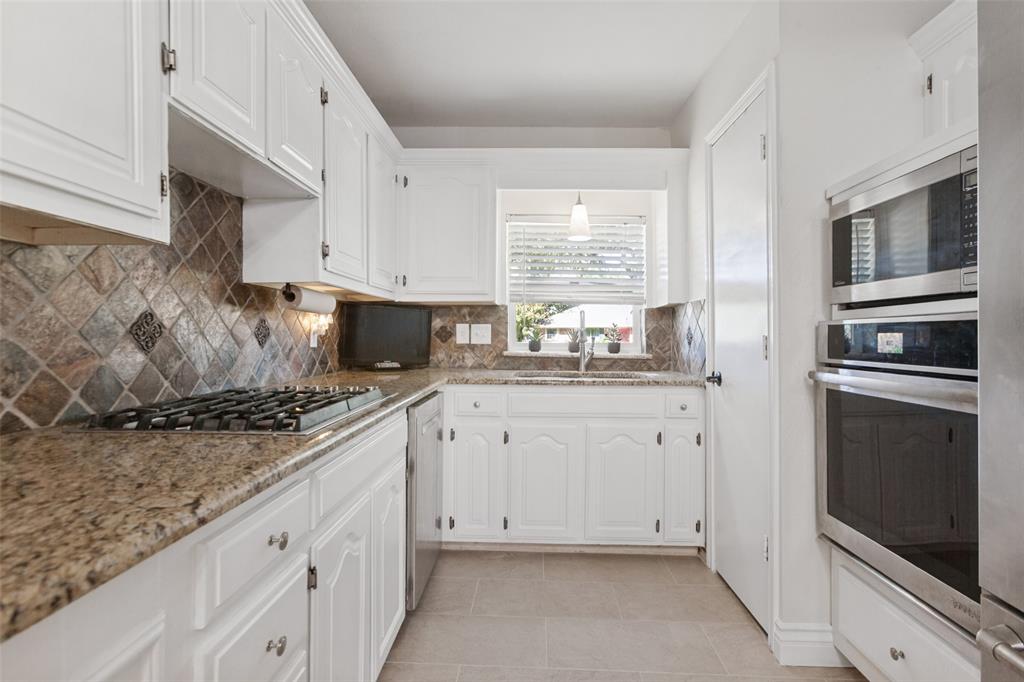 Kitchen overlooks the park!