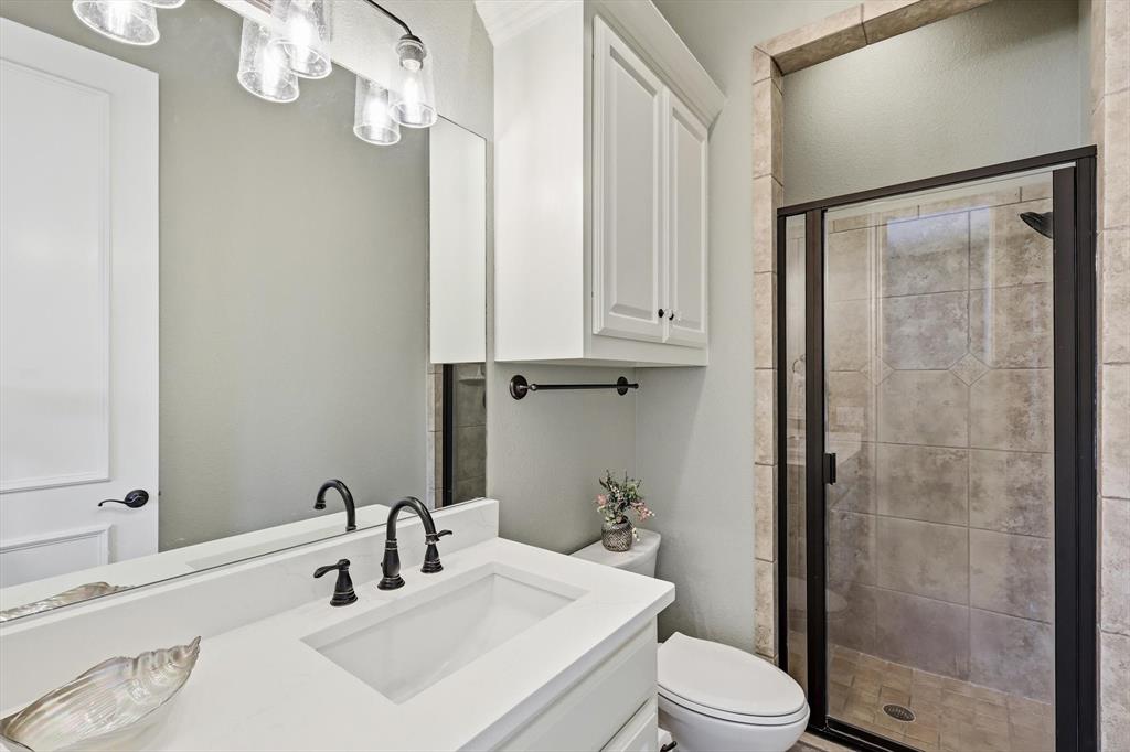 2nd first floor bedroom ensuite with walk in shower.