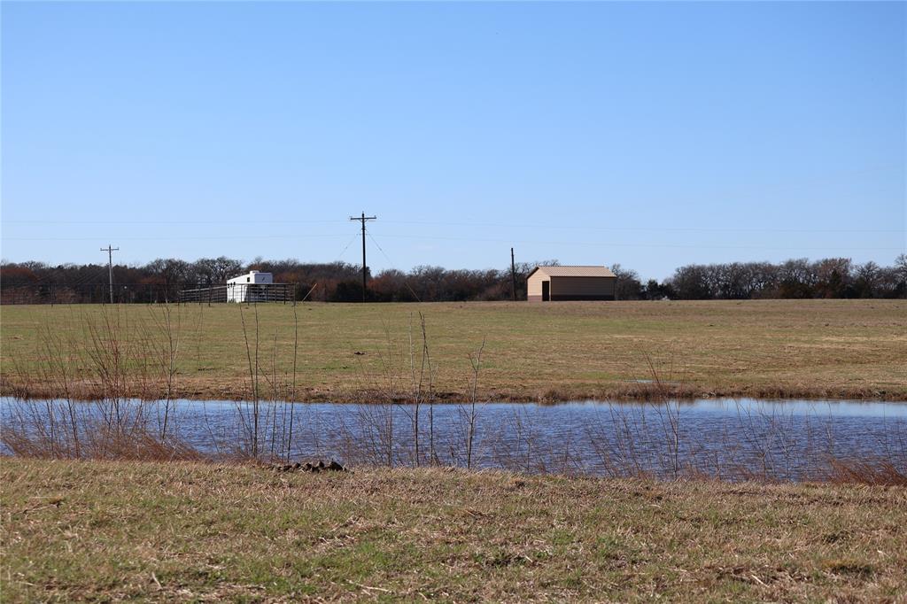 Water view with rural landscape