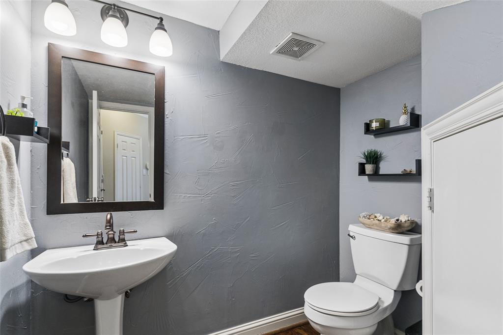 Downstairs half bathroom