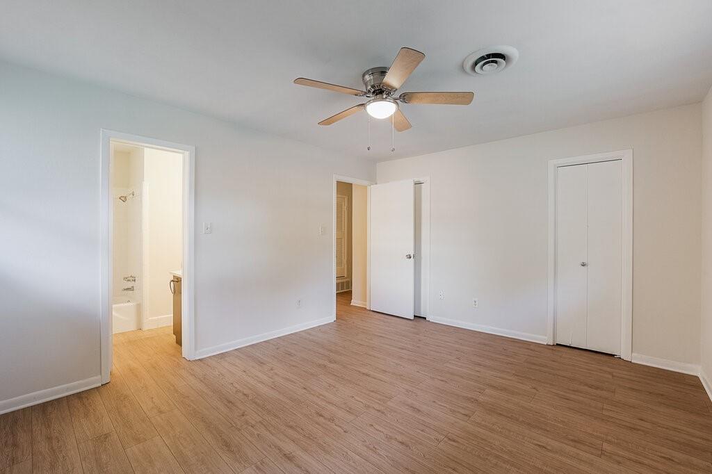 Two walk-in clossets