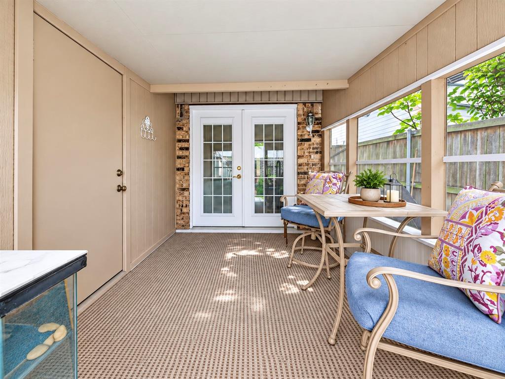 Virtually Staged - Enclosed Porch