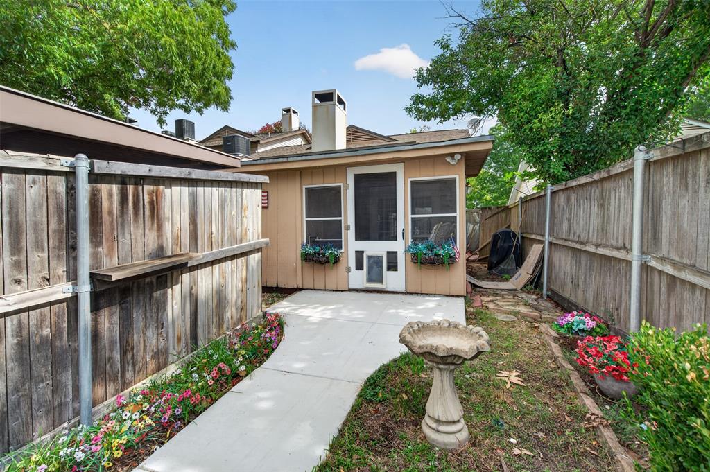 New!  Back Sidewalk to Enclosed Patio