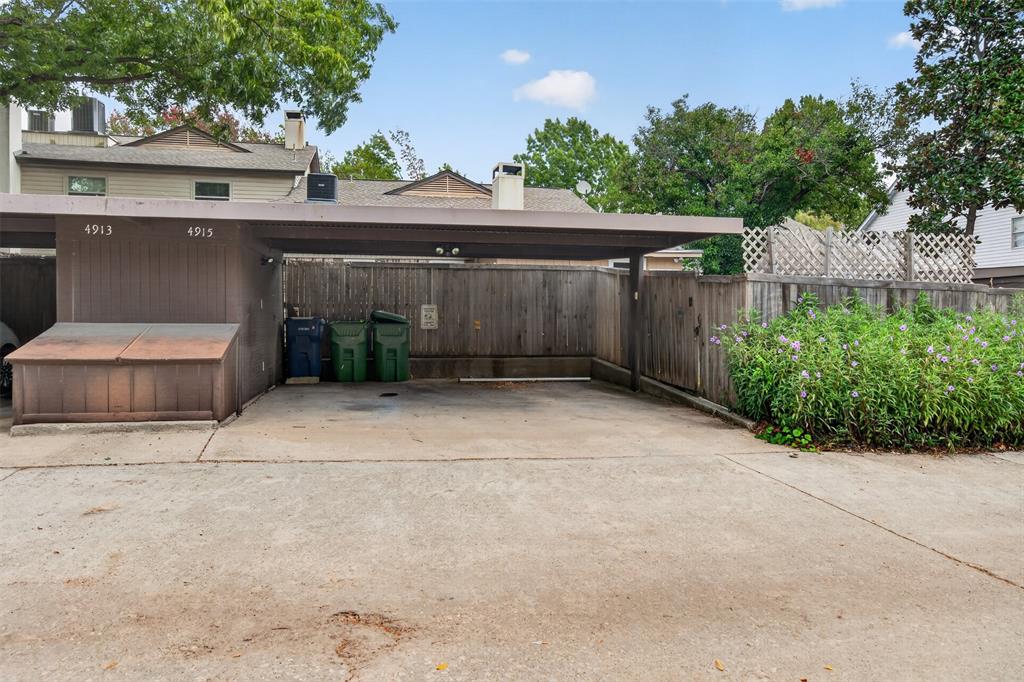 2-Car Carport Off of Alley.