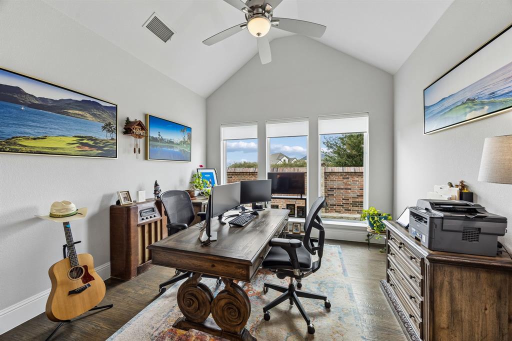 Dedicated Office near center of the home