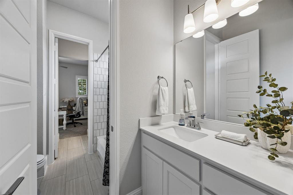 Jack and Jill bathroom