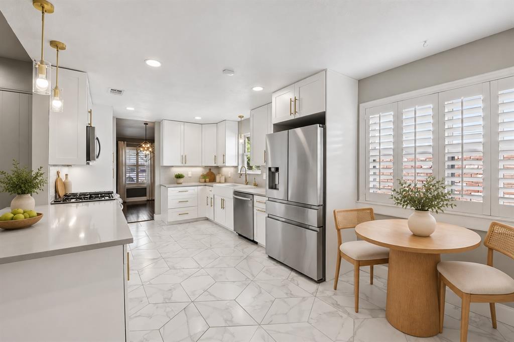 Kitchen Virtually staged.
