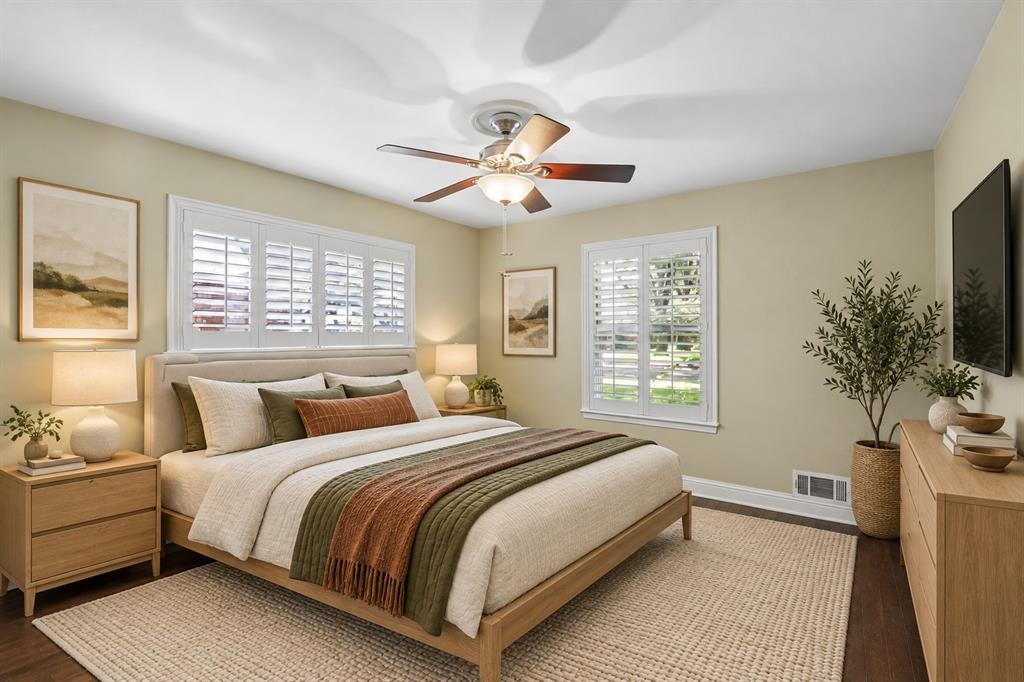 Guest bedroom #2 virtually staged