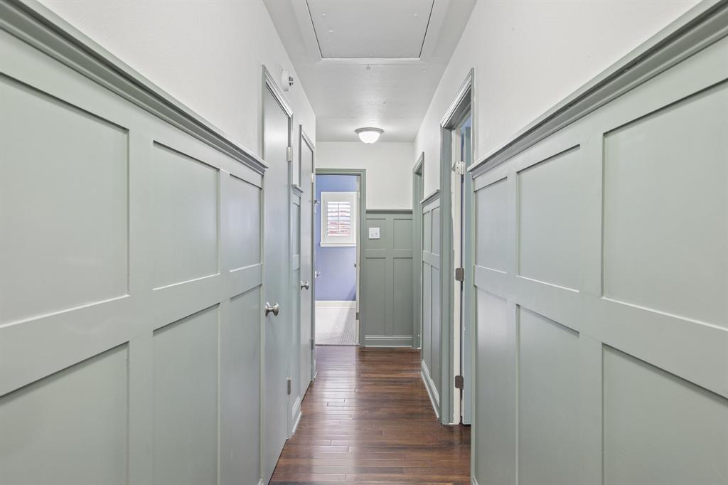 Remodeled hallway