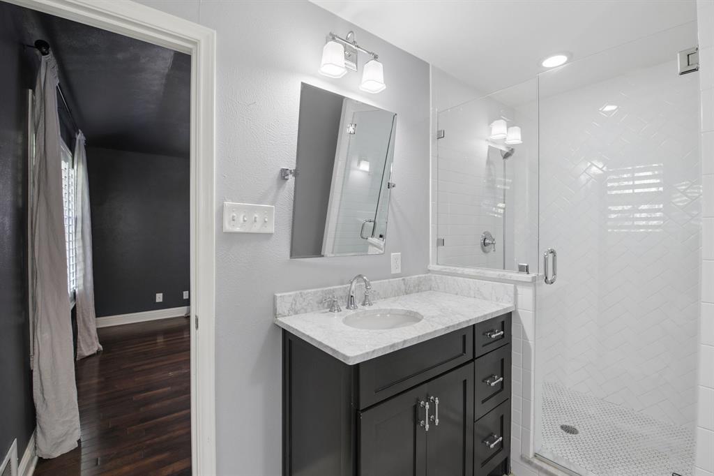 Beautiful walk-in shower