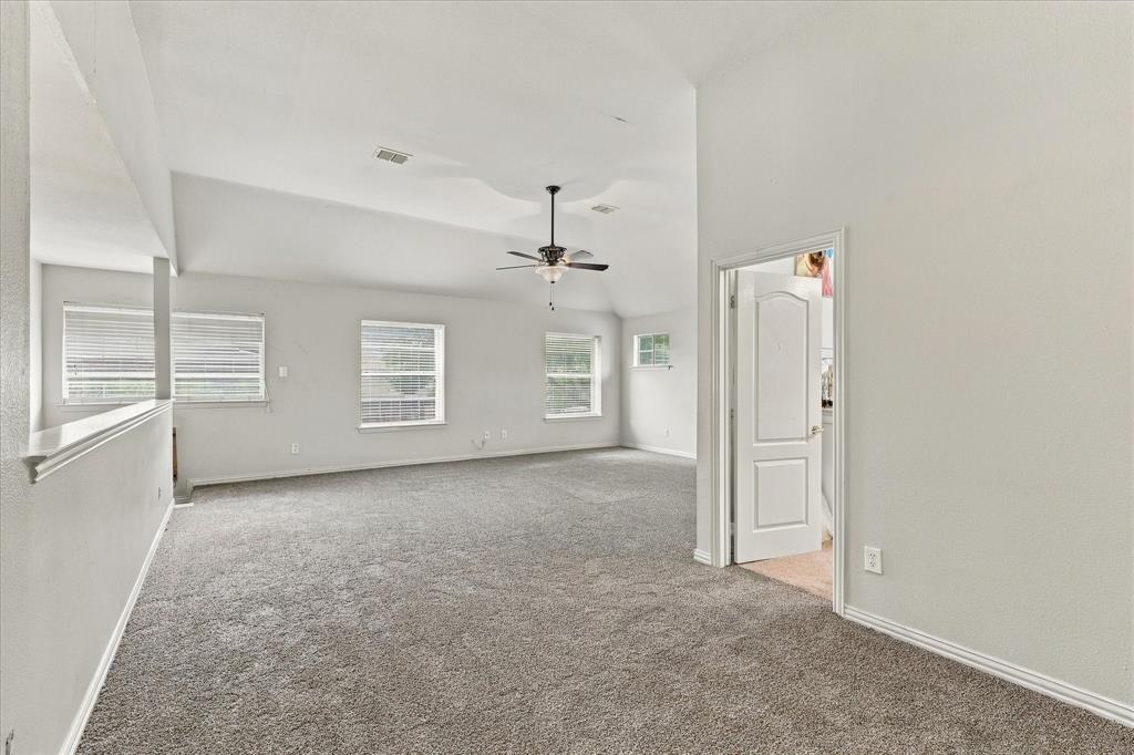Huge upstairs game room.